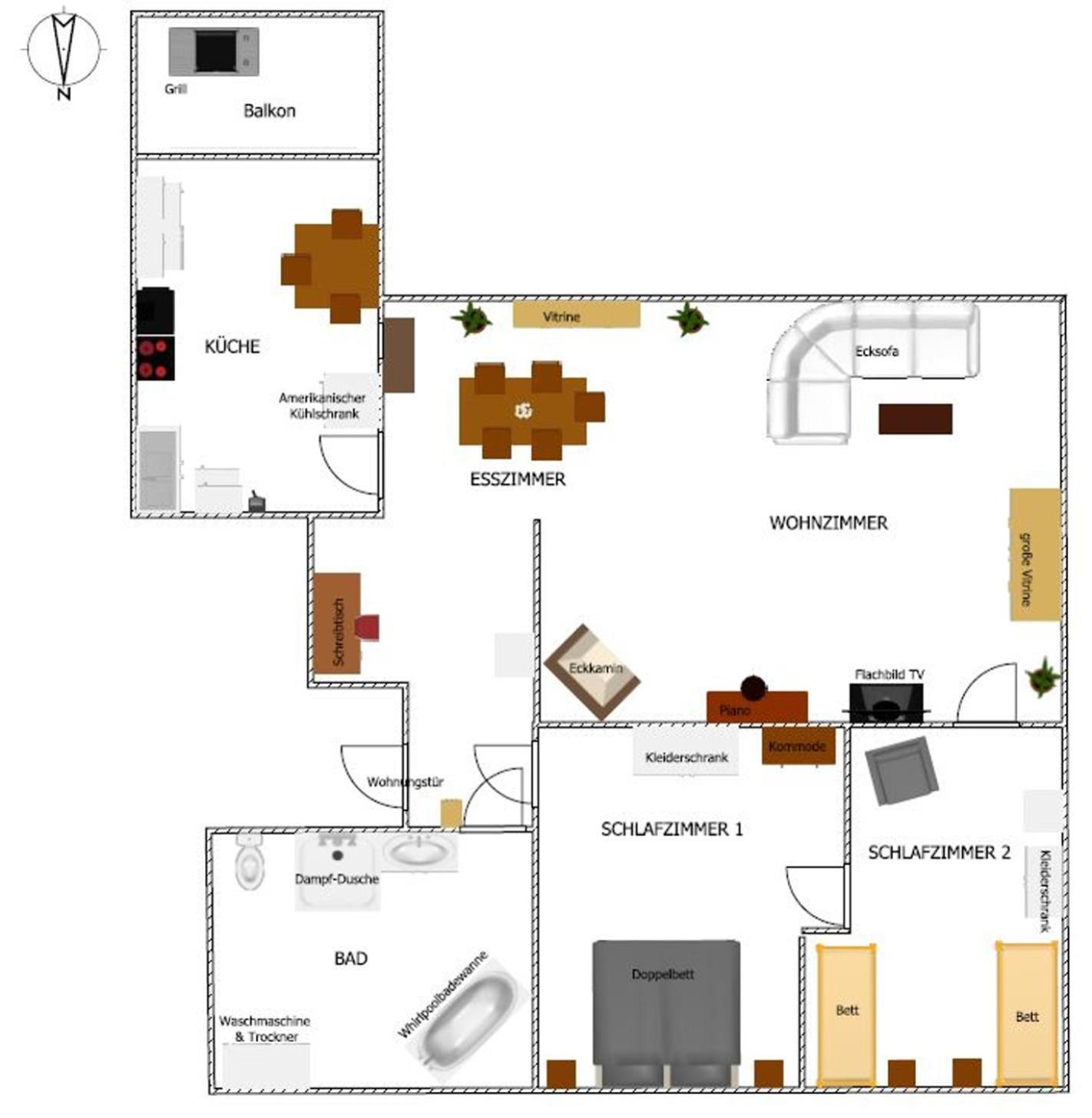 Komfort Ferienwohnung Biene Saarbrücken Esterno foto